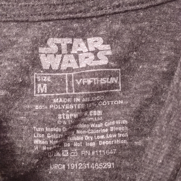 4/$15 🌻 STAR WARS Mens Size M Gray VIII: The Last Jedi T-Shirt from BoxLunch - Picture 3 of 5